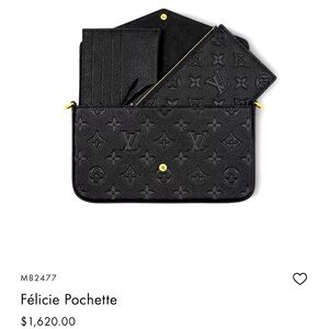 Louis Vuitton Félicie Pochette m82477 used good condition